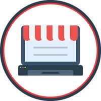 Online Store Vector Icon Design