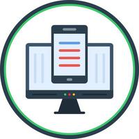 ECommerce Screen Vector Icon Design