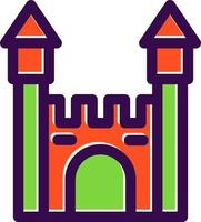 Bouncy Castle Icon vector