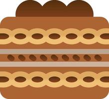 Tiramisu Vector Icon Design