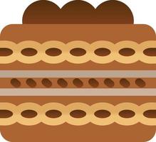 Tiramisu Vector Icon Design