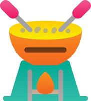 diseño de icono de vector de fondue