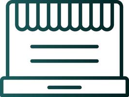 Online Store Vector Icon Design