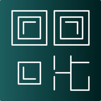 QR Code Vector Icon Design