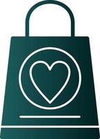 Shopping Bag Vector Icon Design