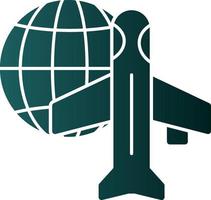 Worldwide Shipping Air Vector Icon Design