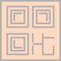 QR Code Vector Icon Design