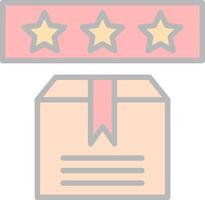 Product Rating Vector Icon Design