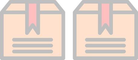 Packages Vector Icon Design
