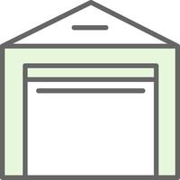 Warehouse Vector Icon Design