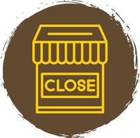 Shop Close Vector Icon Design