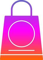 Shopping Bag Vector Icon Design
