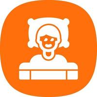 Sleeping Vector Icon Design