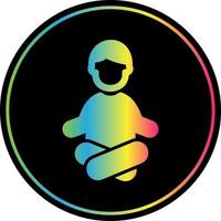 Yoga Vector Icon Design