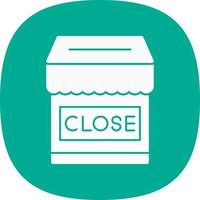 Shop Close Vector Icon Design