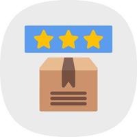 Product Rating Vector Icon Design