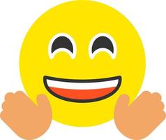 Hugging Face Vector Icon Design