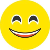 Smiling Face with Smiling Eyes Vector Icon Design