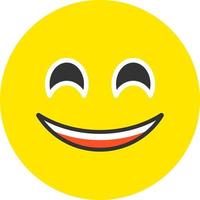 Smiling Face with Smiling Eyes Vector Icon Design