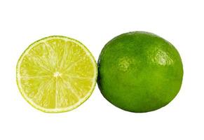 Image of green lime isolated photo