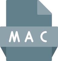 Mac File Format Icon vector