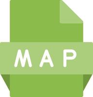 Map File Format Icon vector