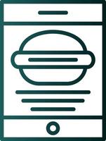 diseño de icono de vector de aplicación de alimentos