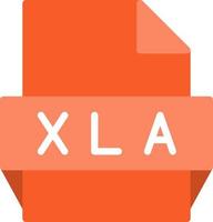 Xla File Format Icon vector