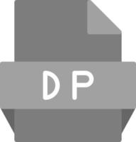 Dp File Format Icon vector