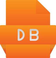 Db File Format Icon vector