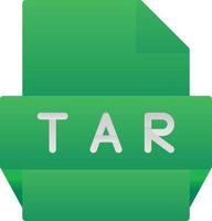 Tar File Format Icon vector