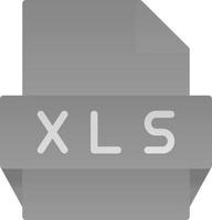 icono de formato de archivo xls vector