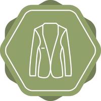 Unique Jacket Vector Line Icon