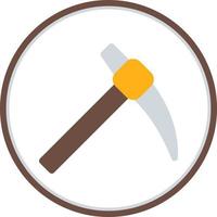Pickaxe Glyph Icon vector