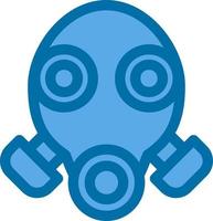 Gas Mask Glyph Icon vector