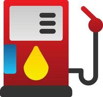 Gas Fuel Glyph Icon vector