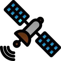 Satellite Glyph Icon vector