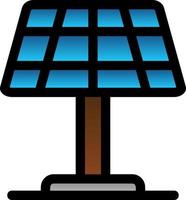 Solar Panel Glyph Icon vector