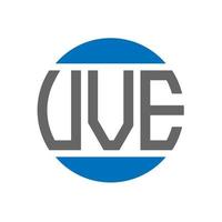 VVE letter logo design on white background. VVE creative initials circle logo concept. VVE letter design. vector