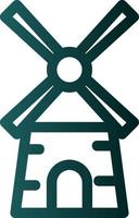 Windmills Glyph Icon vector