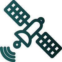 Satellite Glyph Icon vector