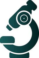 Microscope Glyph Icon vector