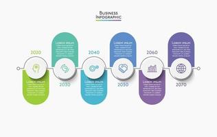 presentación plantilla de infografía empresarial vector