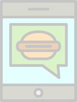 Food App Vector Icon Design