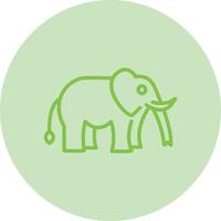 icono de vector de elefante