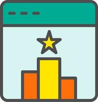 Ranking Vector Icon