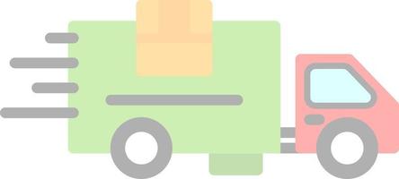 Delivery Truck Vector Icon Design