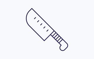 Kitchen Knife illustration icon vector