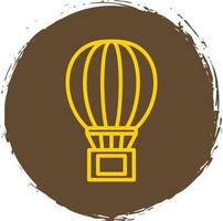 Air Balloon Delivery Vector Icon Design