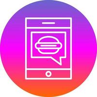 Food App Vector Icon Design